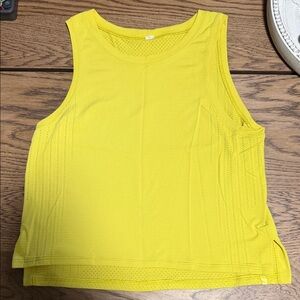 Lululemon Athletica Sunny Yellow Tank Top